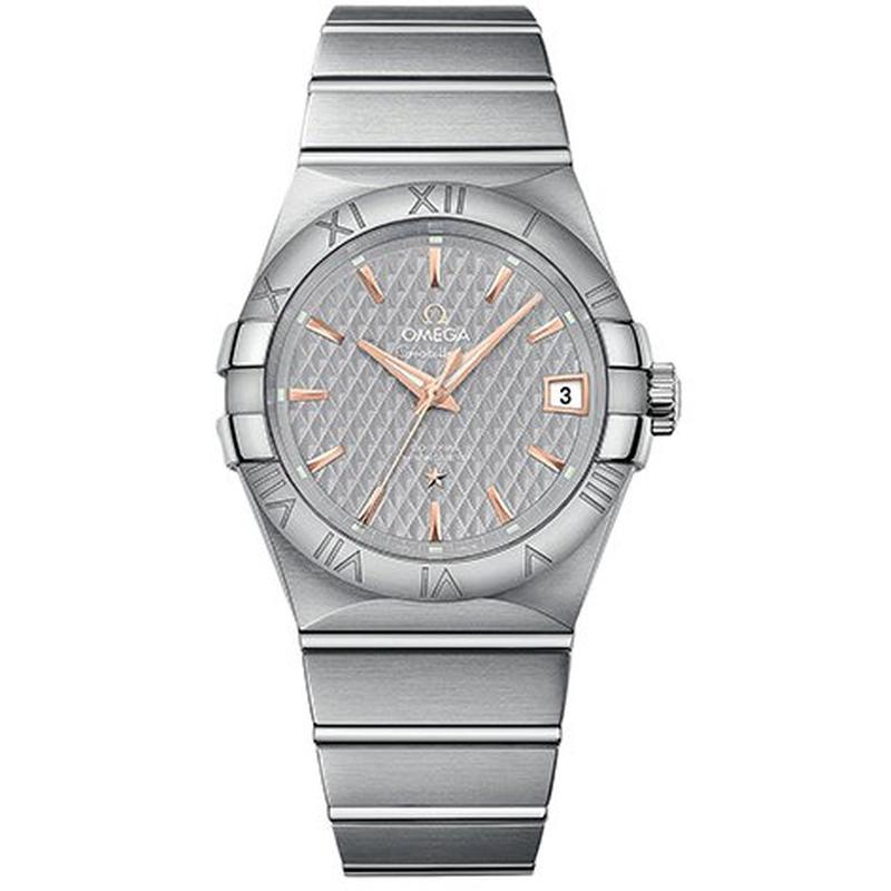 OMEGA 123.10.38.21.06.002 Watch - Constellation Co-Axial Chronometer Grey Parallel Import 5-Year Warranty