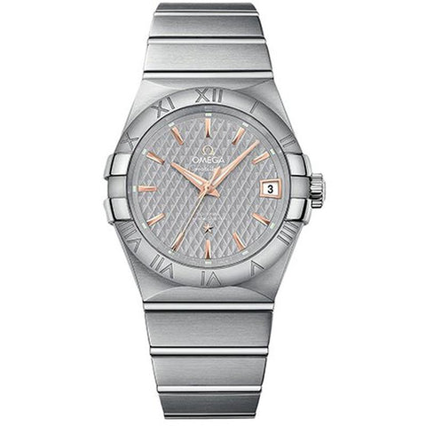 OMEGA 123.10.38.21.06.002 Watch - Constellation Co-Axial Chronometer Grey Parallel Import 5-Year Warranty
