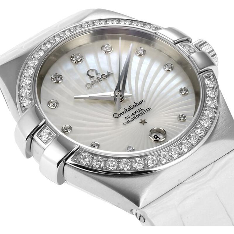 OMEGA 123.18.35.20.55.001 Watch - Ladies Omega Constellation CO-AXIAL White Pearl Parallel Import 5-Year Warranty (Image 2)
