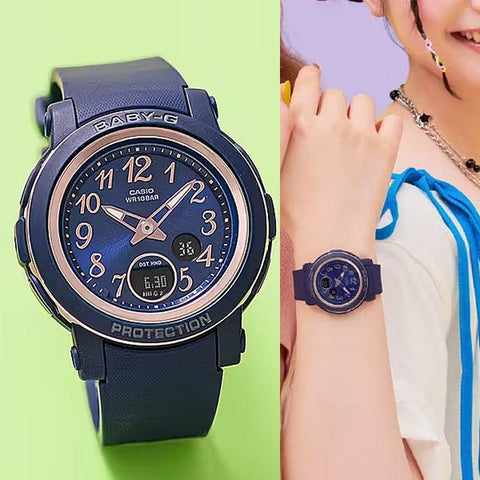 CASIO BGA-290SA-2AJF Watch - Ladies Baby-G Wide Face BGA-290 Series Watch (Image 4)