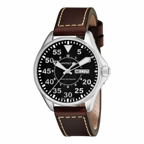 Hamilton H64425535 Watch - Khaki Aviation Khaki Pilot Auto (Image 6)