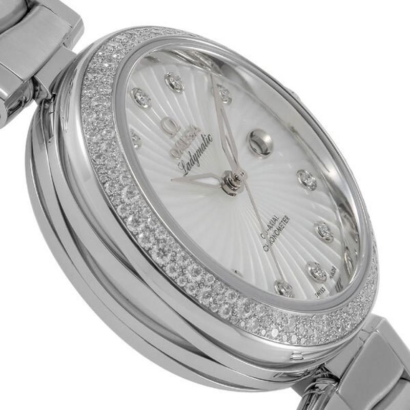 OMEGA 425.35.34.20.55.001 Watch - De Ville Ladymatic 5-Year Warranty White [Parallel Import] (Image 2)