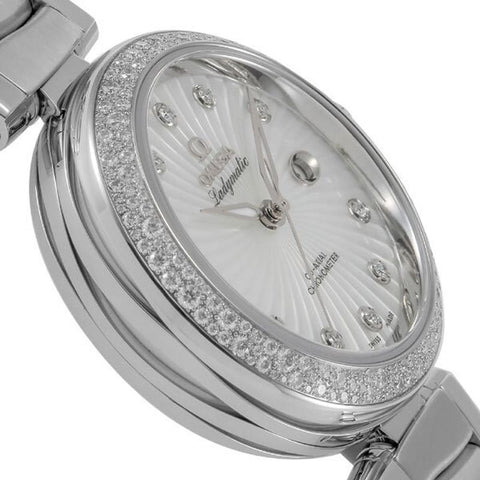 OMEGA 425.35.34.20.55.001 Watch - De Ville Ladymatic 5-Year Warranty White [Parallel Import] (Image 2)