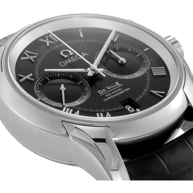 OMEGA 431.13.42.51.01.001 Watch - De Ville Hour Vision 5-Year Warranty Black [Parallel Import] (Image 2)