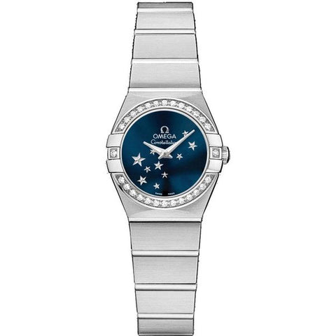 OMEGA 123.15.24.60.03.001 Watch - Ladies Omega Constellation Blue Parallel Import 5-Year Warranty