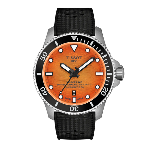 TISSOT Seastar 2000 T1209071728100 Automatic 44mm Men Unisex Watch