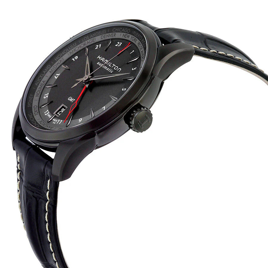 Hamilton H32685731 Jazzmaster Jazzmaster GMT Full Black L | IPPO