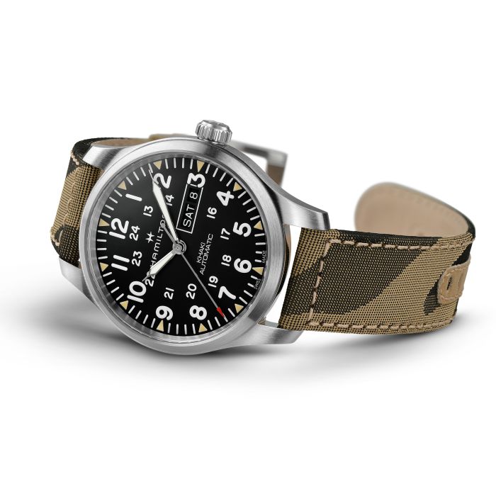 Hamilton H70535031 Watch - Khaki Field Khaki Field Day Date (Image 5)