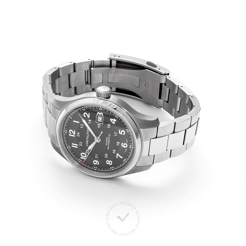 Hamilton H70525133 Watch - Khaki Field Khaki Titanium Auto (Image 4)
