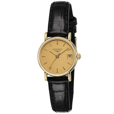 Longines Presense 2-Year Warranty Gold L7.490.6.32.0 [Parallel Import]