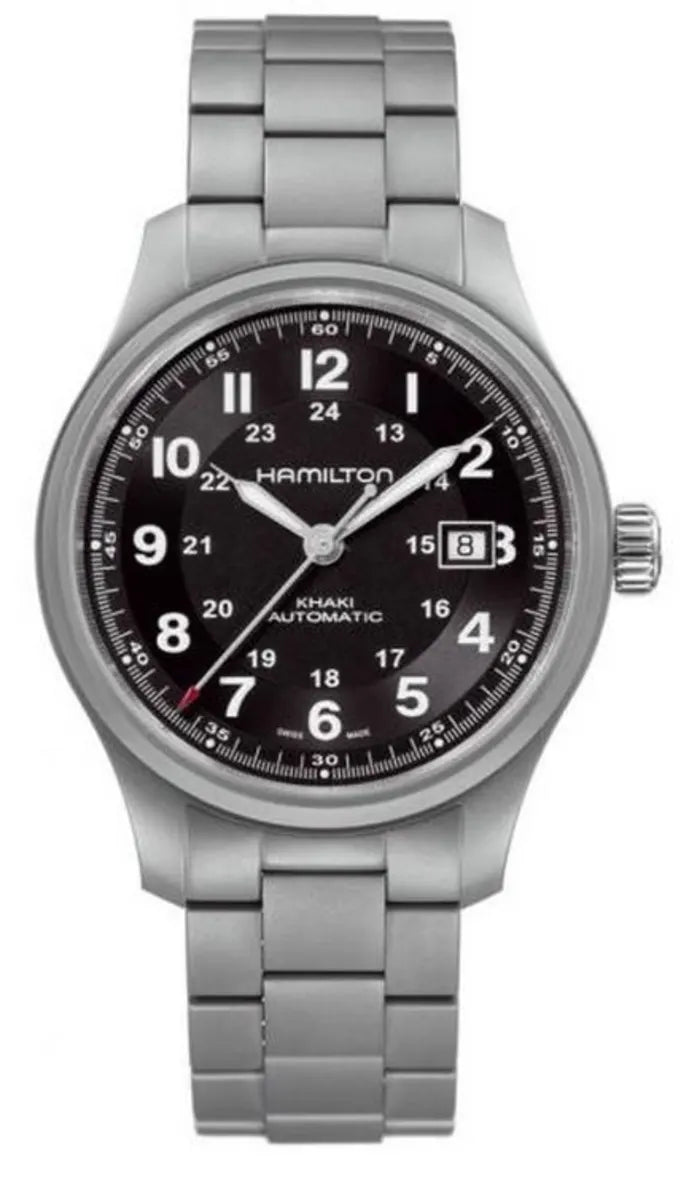 Hamilton H70565133 Watch - Khaki Field Khaki Titanium Auto (Image 3)