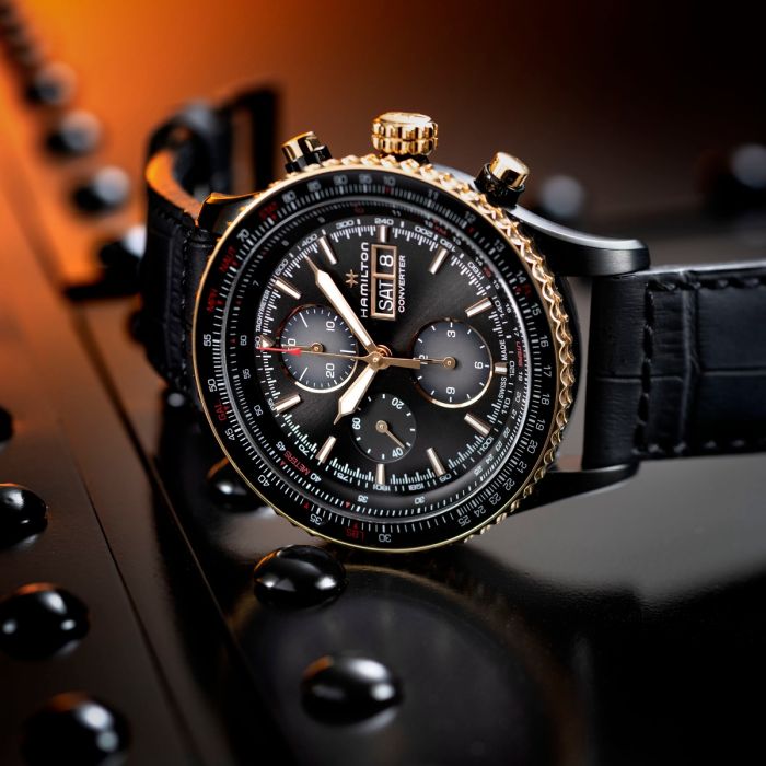 Hamilton H76736730 Watch - Khaki Aviation Converter Auto Chrono (Image 6)