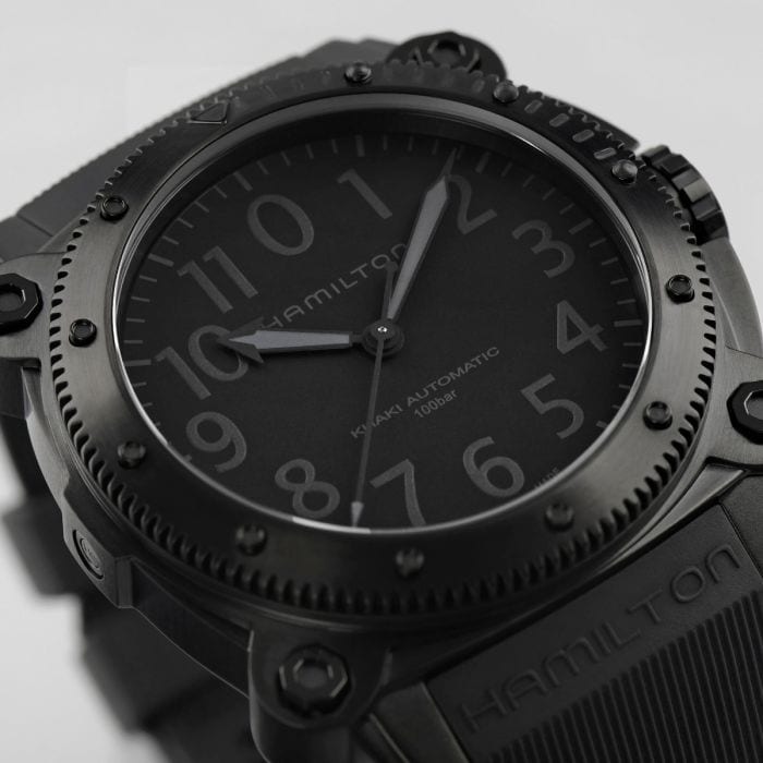Hamilton H78505330 Watch - Khaki Navy BeLOWZERO Auto Titanium (Image 5)