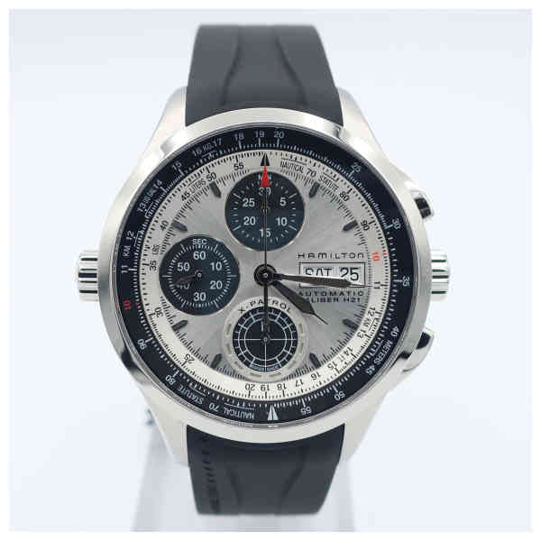 Hamilton H76566351 Watch - Khaki Aviation Khaki X Patrol Auto Chrono (Image 4)