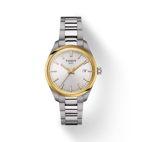 TISSOT T150.210.21.031.00 Elegant Stainless Steel Automatic Watch Water Resistant Sapphire Crystal Classic Design