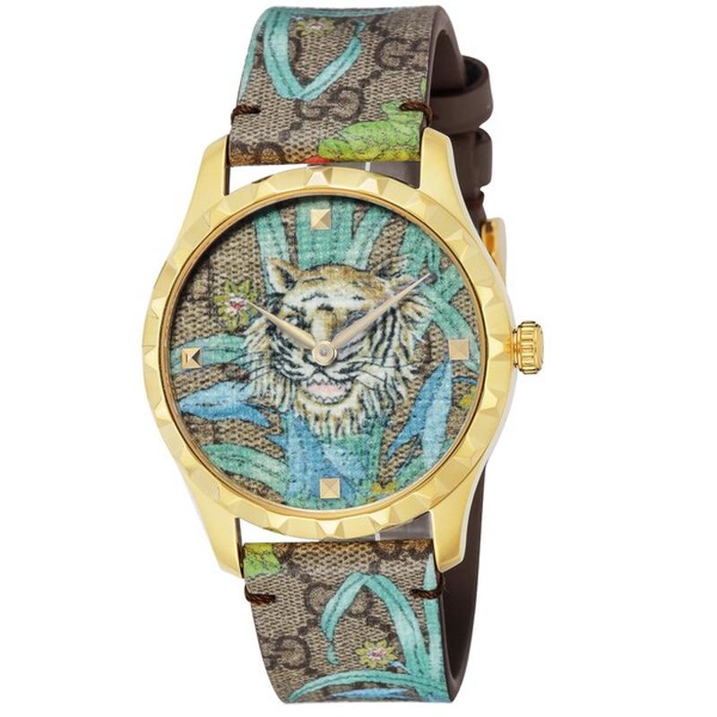 GUCCI YA1264187 Watch - G-Timeless 2-Year Warranty Brown