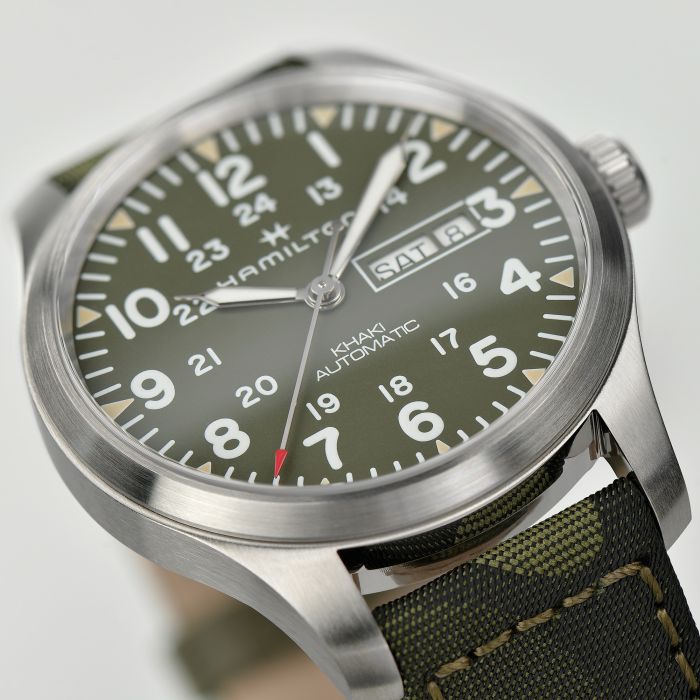 Hamilton H70535061 Watch - Khaki Field Khaki Field Day-Date (Image 4)