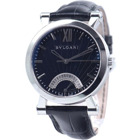 BVLGARI SB42BSLDR Watch - Men's SOTIRIO BVLGARI Black Automatic Watch Parallel Import 2-Year Warranty