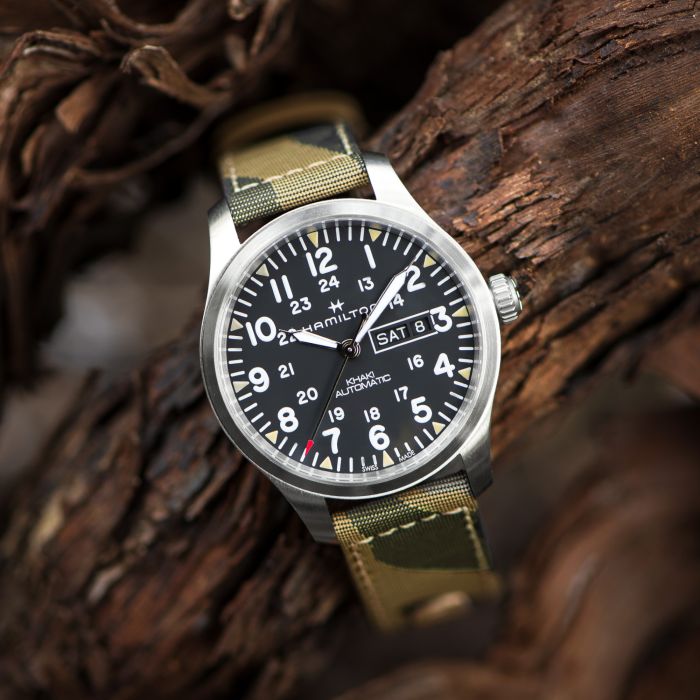 Hamilton H70535031 Watch - Khaki Field Khaki Field Day Date (Image 6)