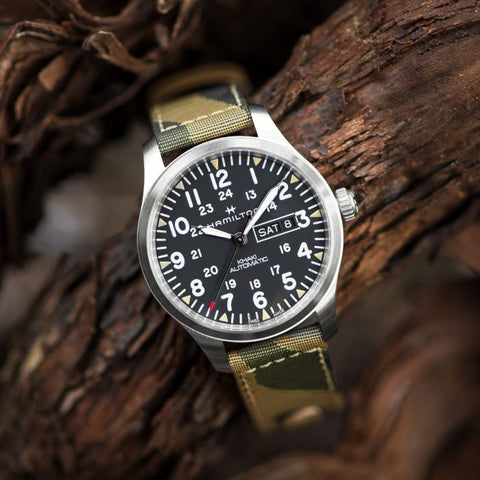 Hamilton H70535031 Watch - Khaki Field Khaki Field Day Date (Image 6)