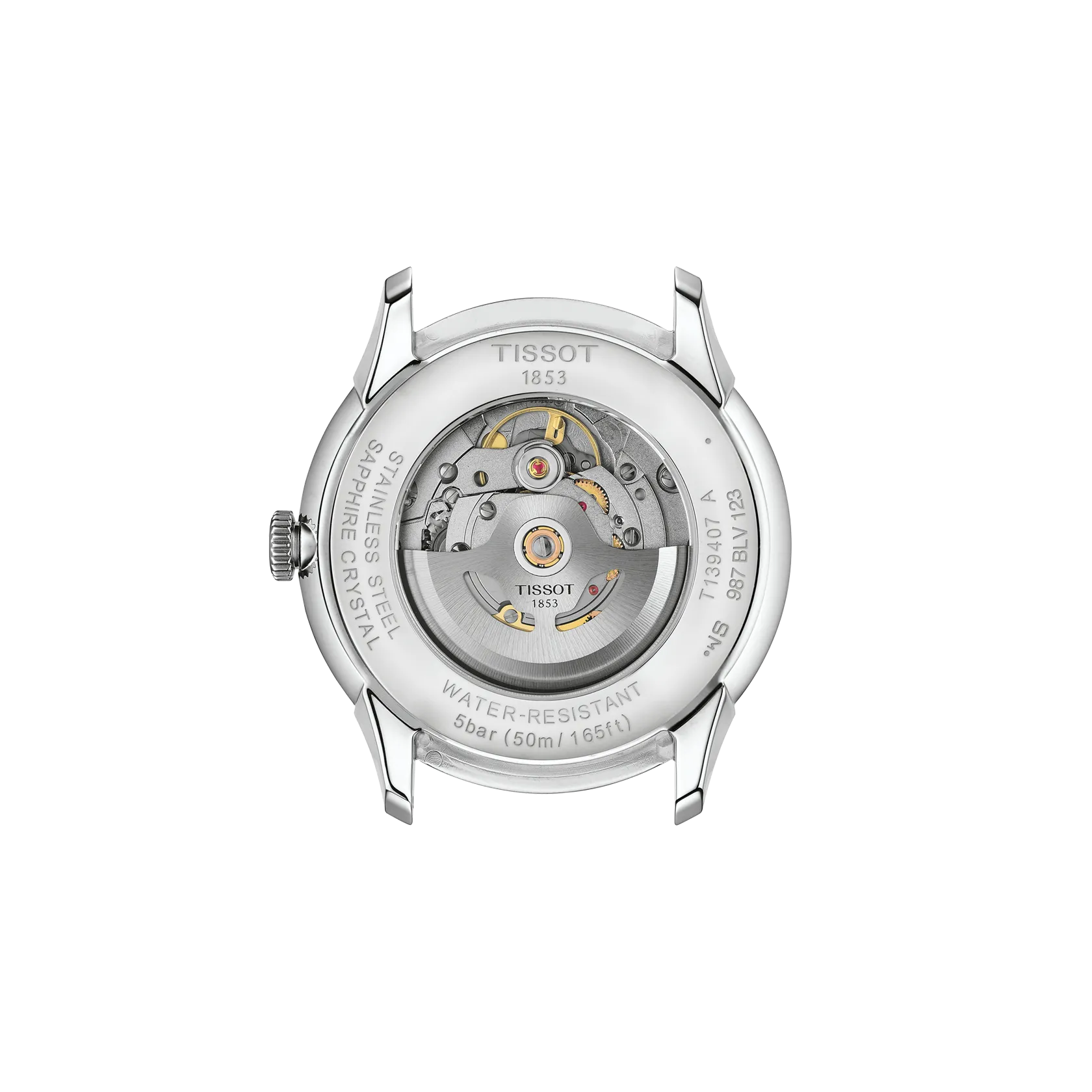 TISSOT T139.407.11.048.00 Watch - Elegant Swiss Design Automatic Movement Water Resistant Stainless Steel (Image 6)