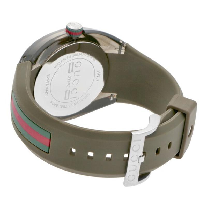 GUCCI YA137106 Watch - Men's Rubber Strap Watch, Parallel Import with 2-Year Warranty (Image 4)
