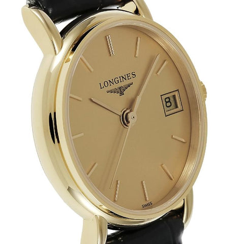 Longines Presense 2-Year Warranty Gold L7.490.6.32.0 [Parallel Import]