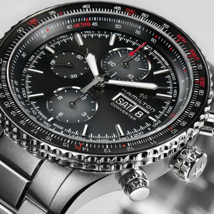 Hamilton H76726130 Watch - Khaki Aviation Converter Auto Chrono (Image 3)