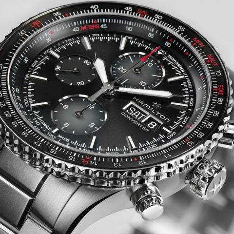 Hamilton H76726130 Watch - Khaki Aviation Converter Auto Chrono (Image 3)