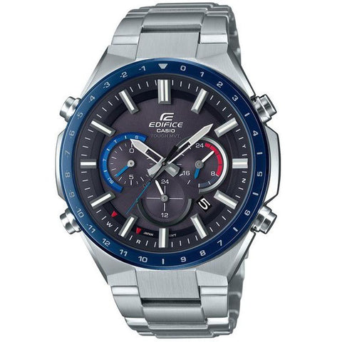 Casio Men's EDIFICE Radio Wave Sapphire Solar Flat Bezel/Racing Color BEZEL IP EQW-T660DB-1BJF Watch