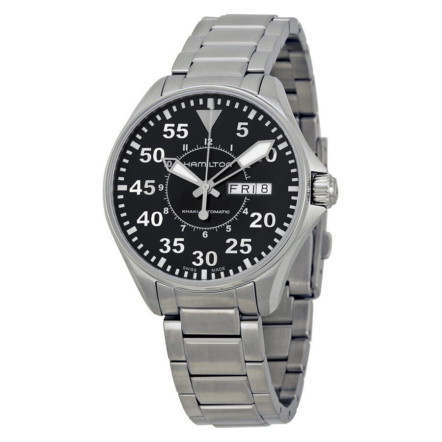 Hamilton H64425135 Watch - Khaki Aviation Khaki Pilot Day Date Auto (Image 3)