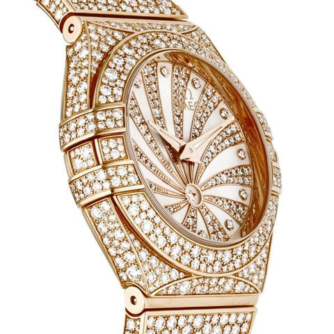 Omega Constellation Quartz Ladies Metal Bracelet Parallel Import 5-Year Warranty 123.55.27.60.55.009