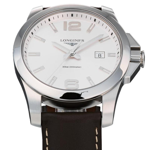 Longines Conquest 2-Year Warranty Silver L3.760.4.76.5 [Parallel Import]
