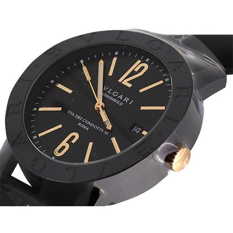 BVLGARI BBP40BCGLD Watch - Men's BVLGARI BVLGARI Black Parallel Import (Image 2)