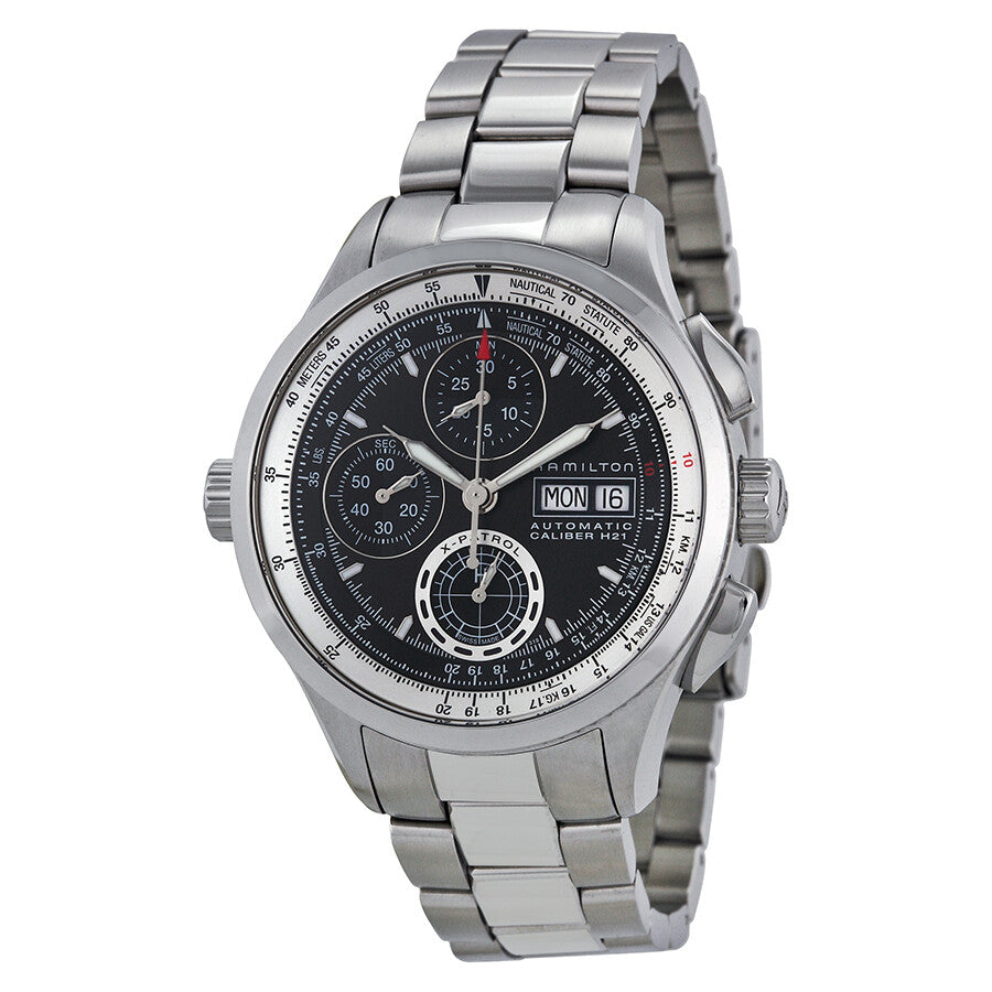 Hamilton H76556131 Watch - Khaki Aviation Khaki X Patrol Auto Chrono