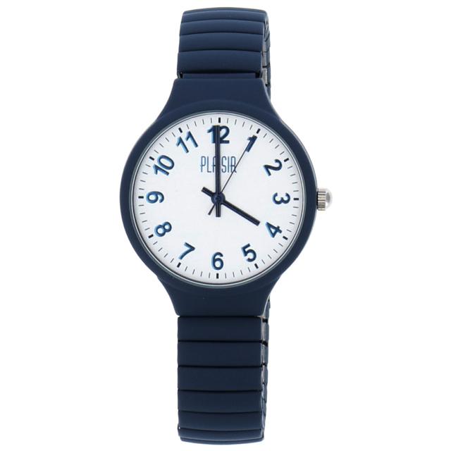 plaisir EA-254N Watch - EA254N Plaisir Nickel-Free Accordion Watch in Gray with Adjustable Strap and Elegant Design