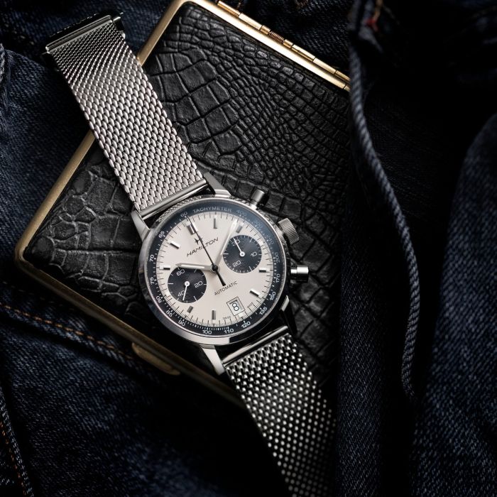 Hamilton H38416111 Watch - American Classic Intra-Matic Auto Chrono (Image 7)
