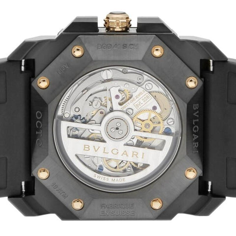 BVLGARI BGO41BBSVDCH Watch - NVY Rubber Strap Parallel Import 2-Year Warranty (Image 5)