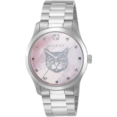 GUCCI G-Timeless 2-Year Warranty Pink YA1264166 [Parallel Import]