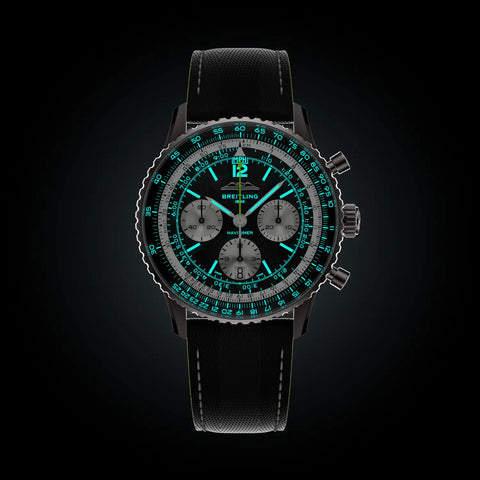 Breitling EB01381A1B1X1 Watch - B01 Aston Martin Aramco Formula ONE team (Image 6)