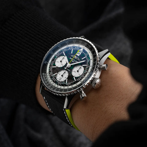 Breitling EB01381A1B1X1 Watch - B01 Aston Martin Aramco Formula ONE team (Image 5)