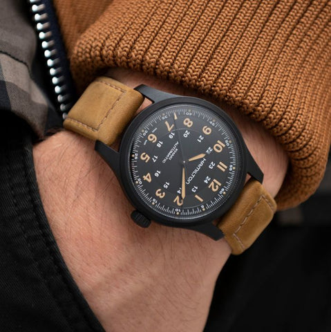 Hamilton H70665533 Watch - Khaki Field Titanium Auto (Image 5)