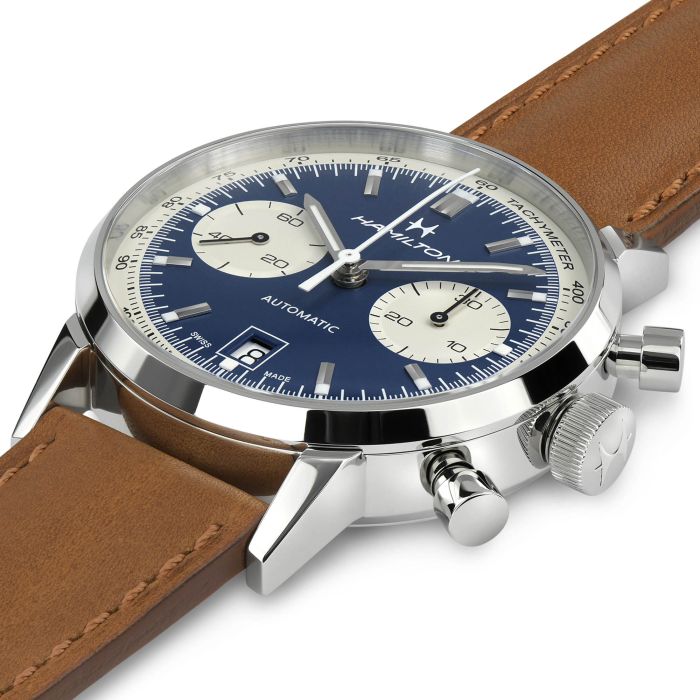 Hamilton H38416541 Watch - American Classic Intra-Matic Auto Chrono (Image 4)
