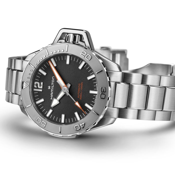 Hamilton H77485130 Watch - Khaki Navy Openwater Auto (Image 5)