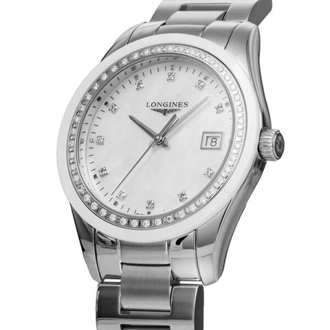 Longines Conquest 2-Year Warranty White L2.387.0.87.6 [Parallel Import]