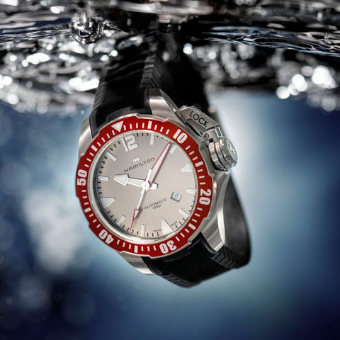 Hamilton H77805380 Watch - Khaki Navy Open Water Auto Titanium Auto (Image 6)