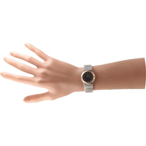 Omega Constellation Quartz Ladies' Watch with Metal Bracelet, Parallel Import, 5-Year Warranty. Model: 123.20.27.60.57.006.