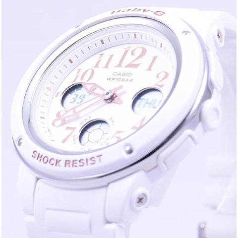 Casio Ladies Elegant Face White Watch BGA-150EF-7BJF