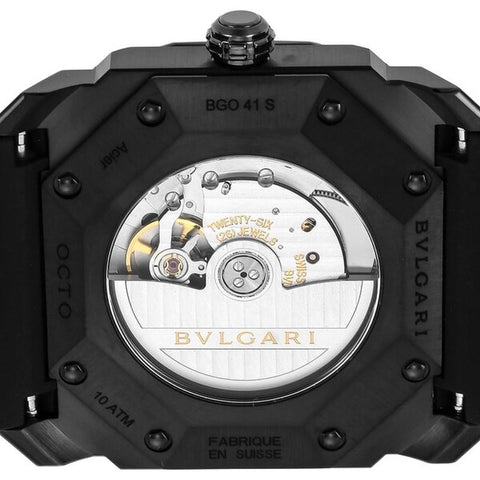 BVLGARI Octo Ultra Nero 2-Year Warranty Black BGO41BBSVD/N [Parallel Import]