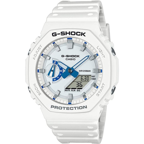 CASIO G-SHOCK Hidden Glow Series White GA-2100HDS-7AJF